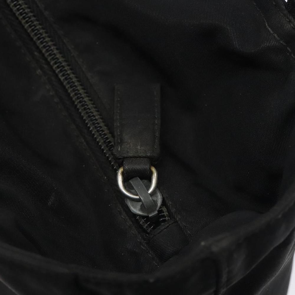 PRADA Tote Bag Nylon Black Silver Auth 121203 - Picture 9 of 16